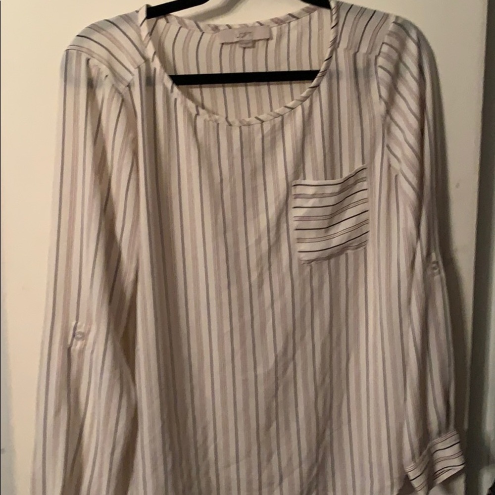 Top stripe Loft blouse